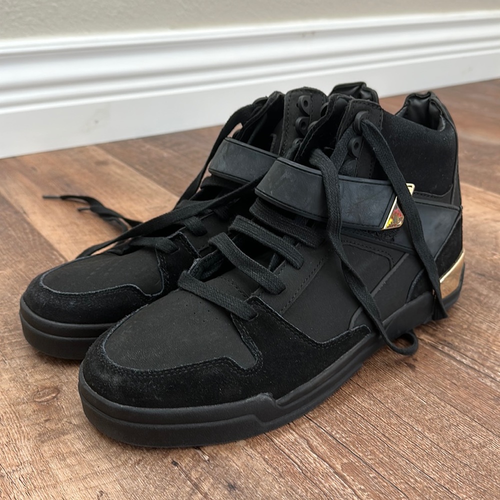 Zara Man black and gold shoes. Barely ever worn